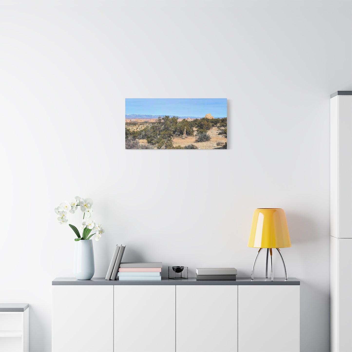 Desert Landscape Canvas Wall Art – 1.25" Matte Stretched Decor for Nature Lovers
