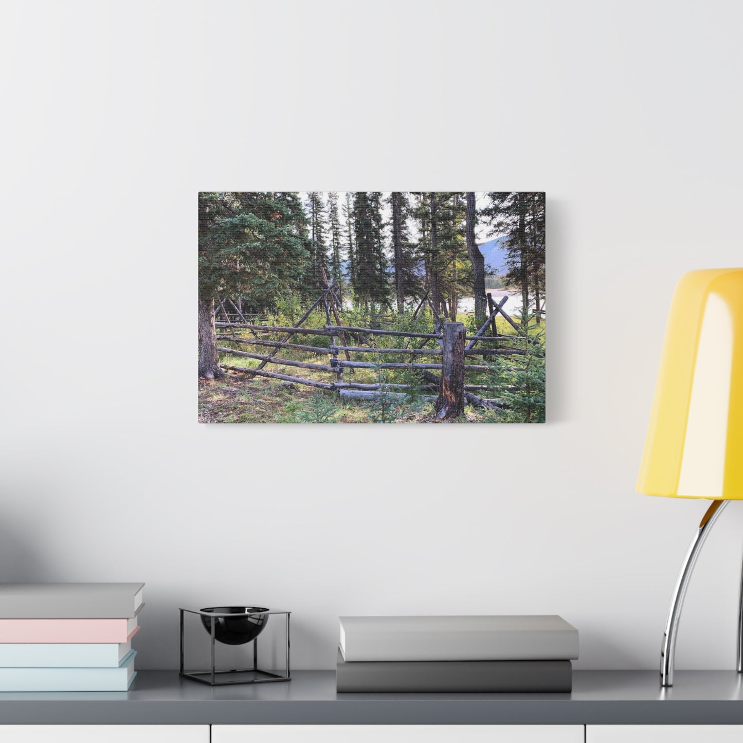 Nature-Inspired Wall Art Canvas Print - Tranquil Forest Scene