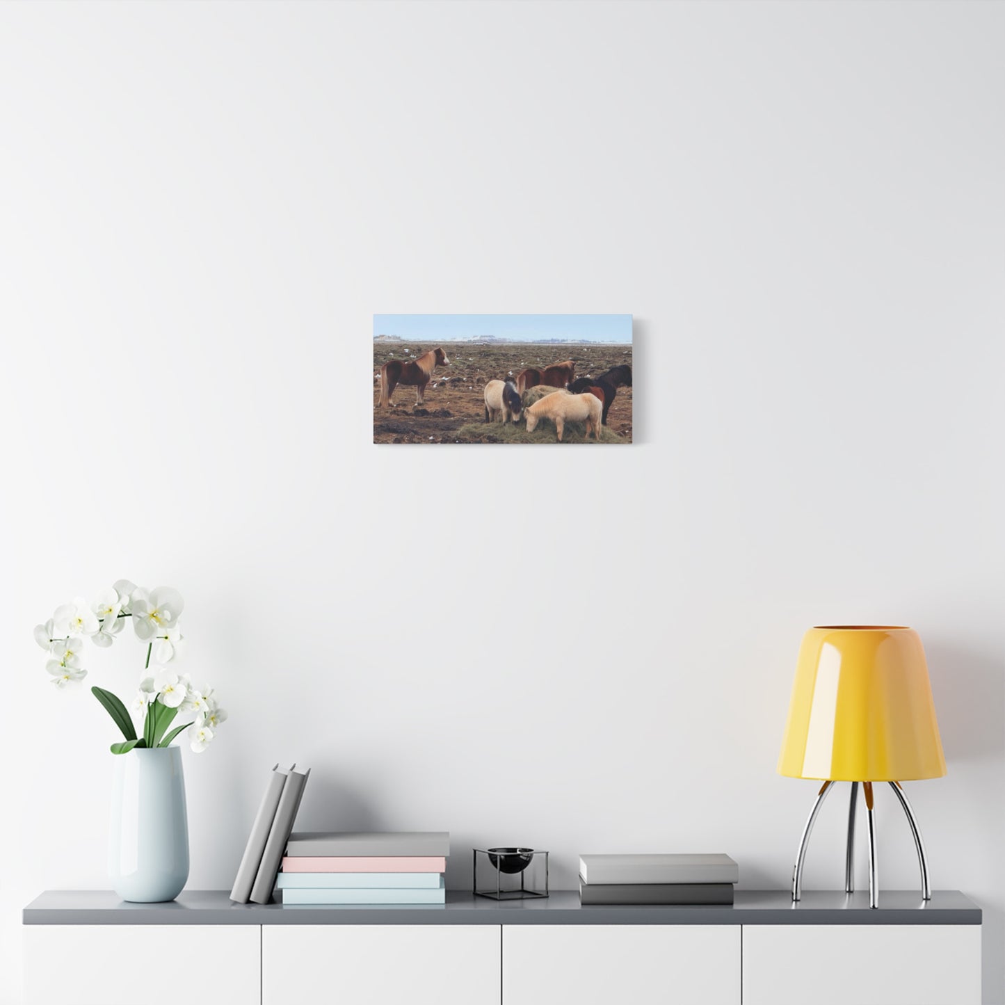 Icelandic Horse Canvas Art - Matte Stretched Print for Animal Lovers