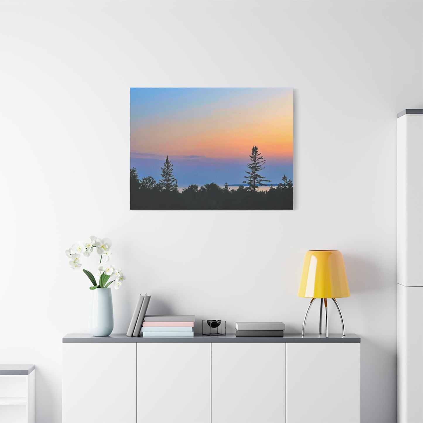 Serene Landscape Canvas Wall Art - Stretched Matte 1.25"