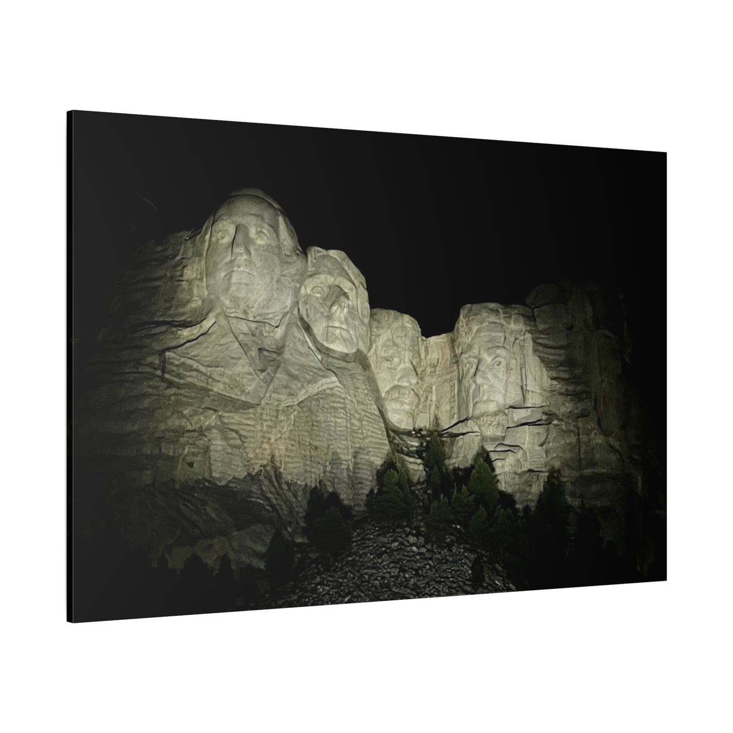 Mount Rushmore Matte Canvas Wall Art - Stretched, 1.25"