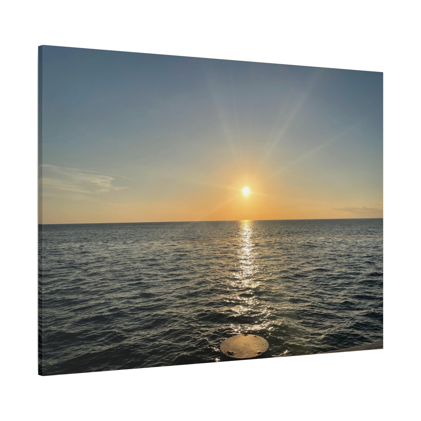 Sunset Canvas Wall Art, Coastal Decor for Beach Lovers, Home Interior, Perfect for Living Room, Gift for Holidays
