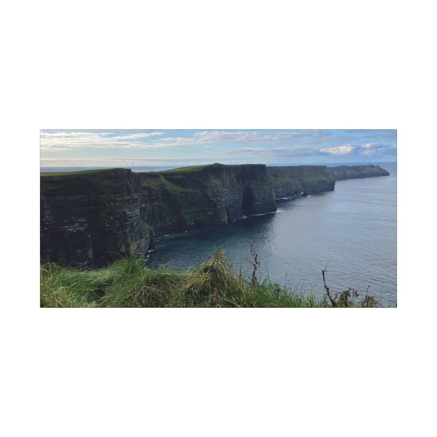 Coastal Cliffs Matte Canvas Wall Art - Tranquil Nature Decor
