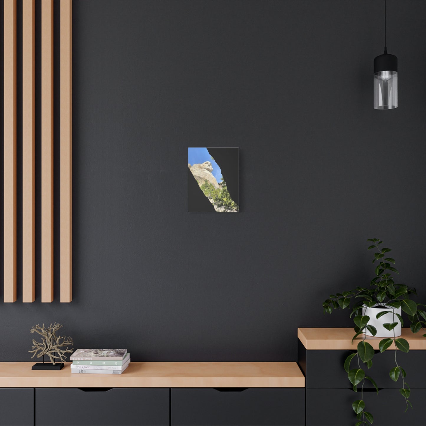Mount Rushmore Matte Canvas Wall Art - Nature & History Decor