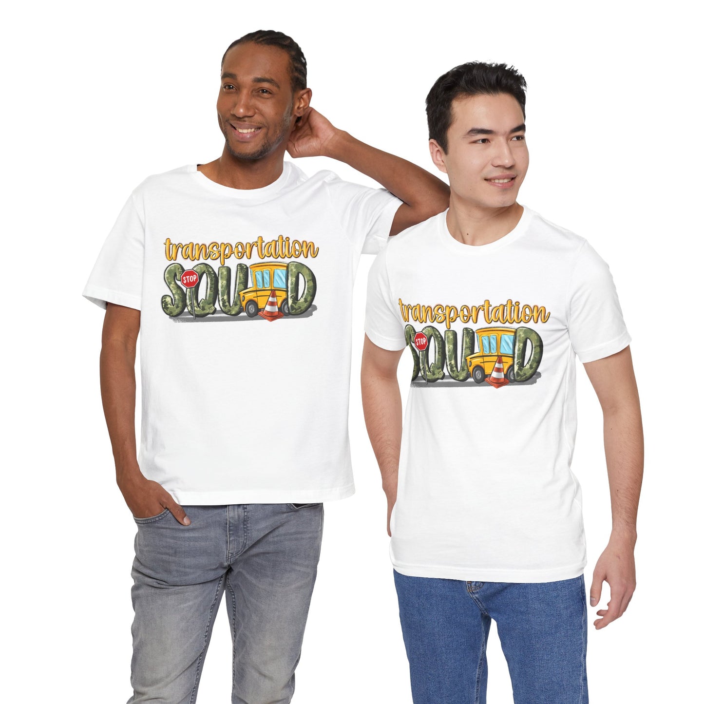 Funny Transportation Squad Unisex Jersey Tee