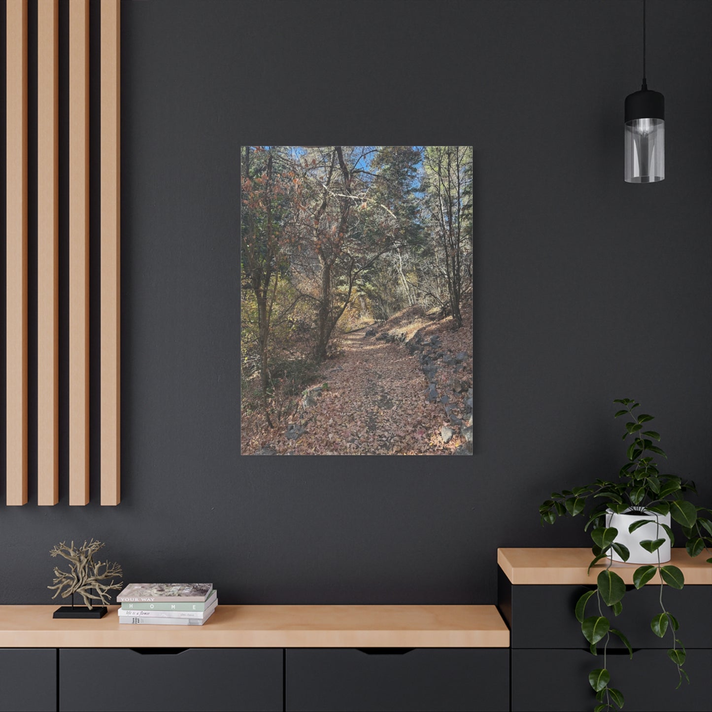 Nature-Inspired Matte Canvas Art - Stretched Wall Decor