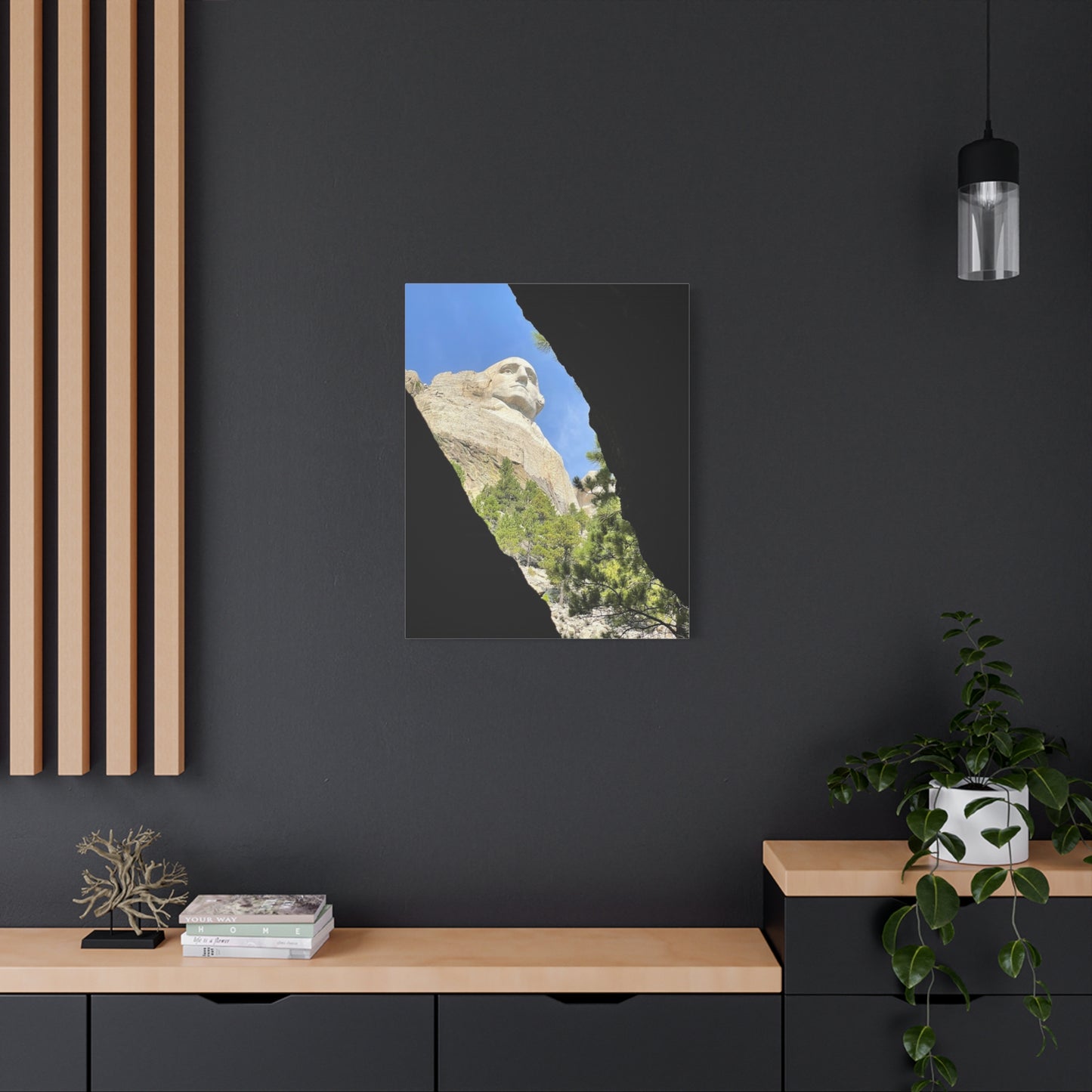 Mount Rushmore Matte Canvas Wall Art - Nature & History Decor