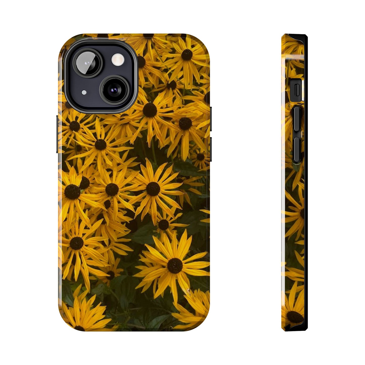 Vibrant Floral Tough Phone Case – Durable Protection with a Sunny Yellow Flower Design