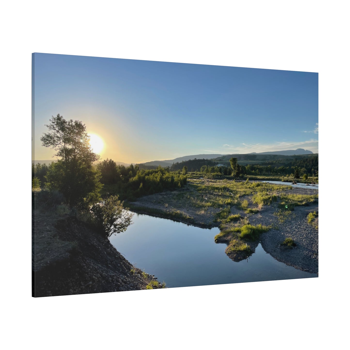Serene Landscape Matte Canvas Wall Art