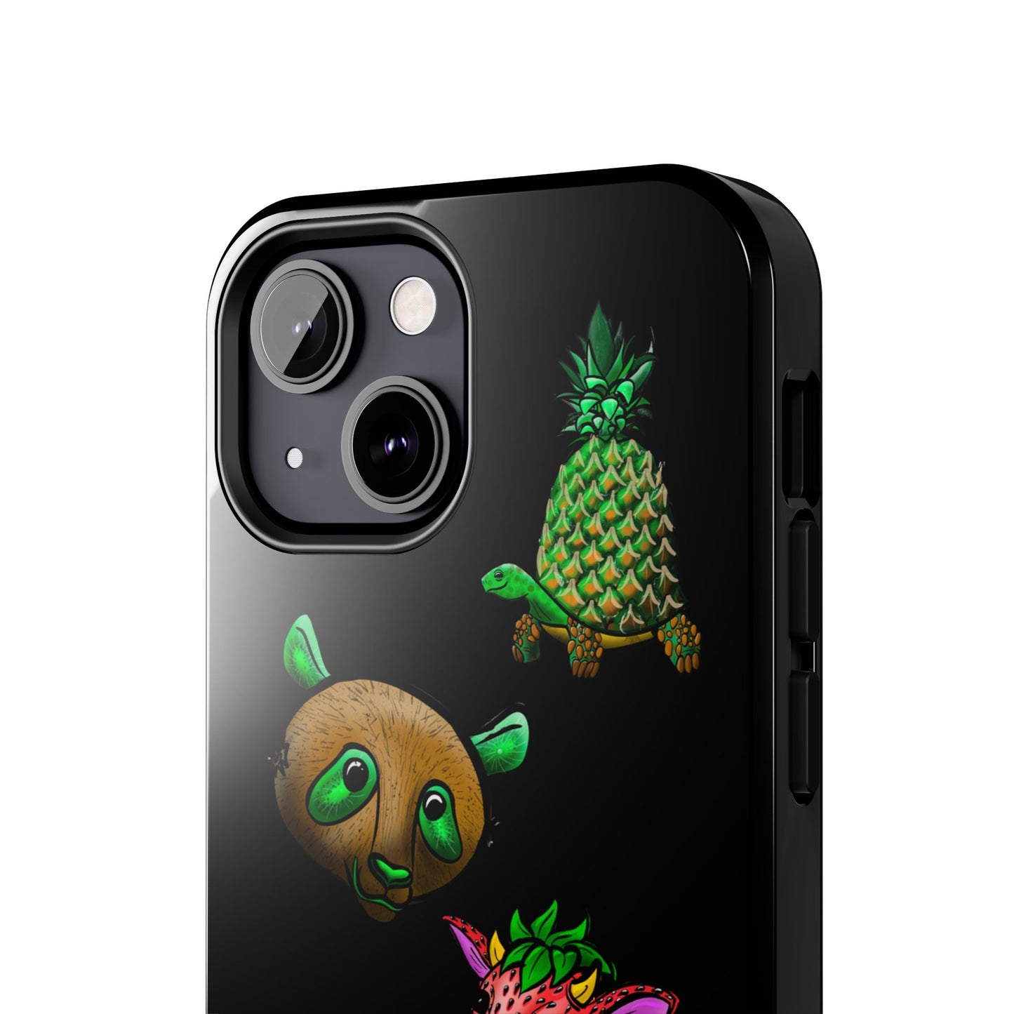 Colorful Animal Design Tough Phone Case - Unique Protection for Wildlife Lovers