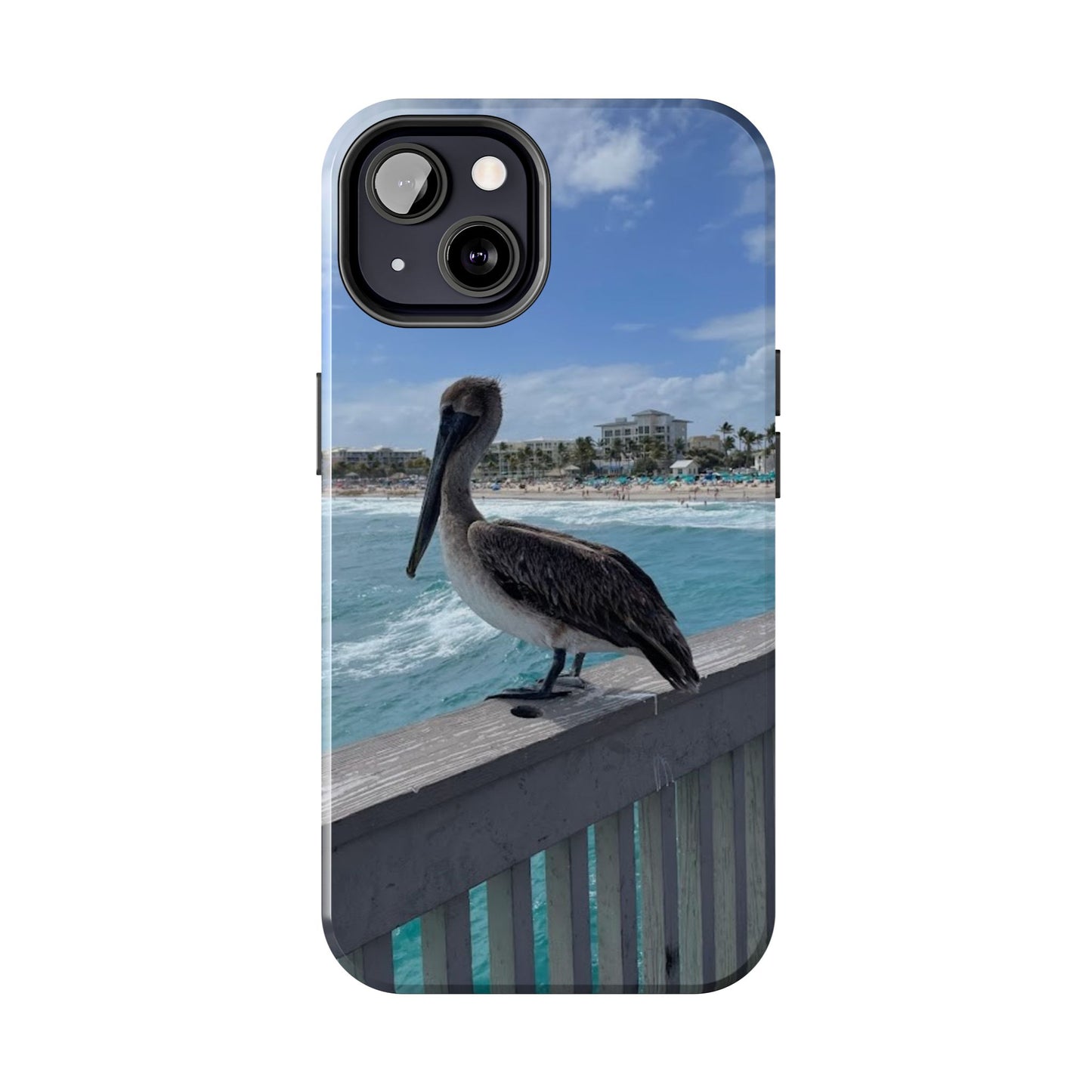 Coastal Pelican Tough Phone Cases - Durable Protection with Ocean Vibe