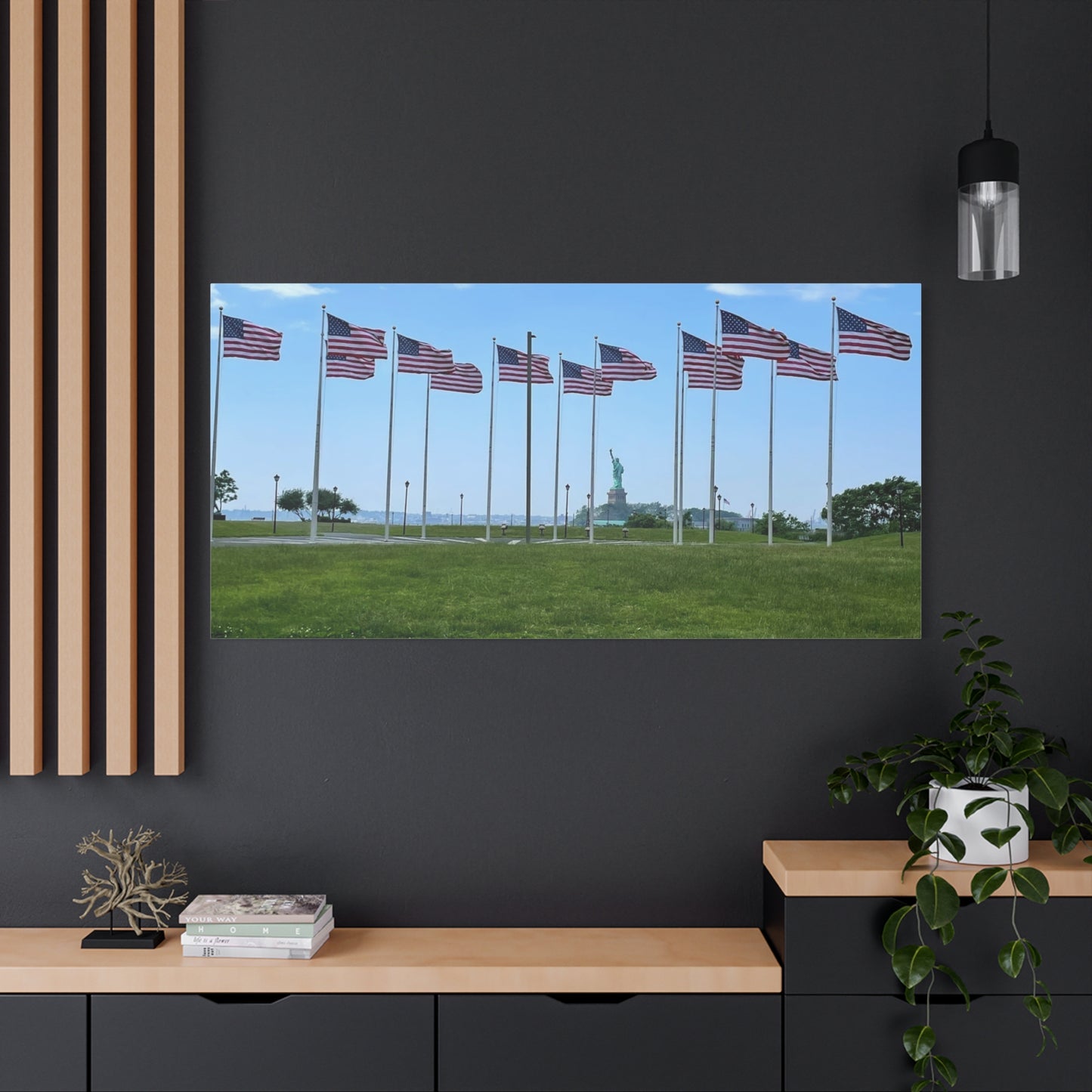 Statue of Liberty Canvas Wall Art - Patriotic Decor