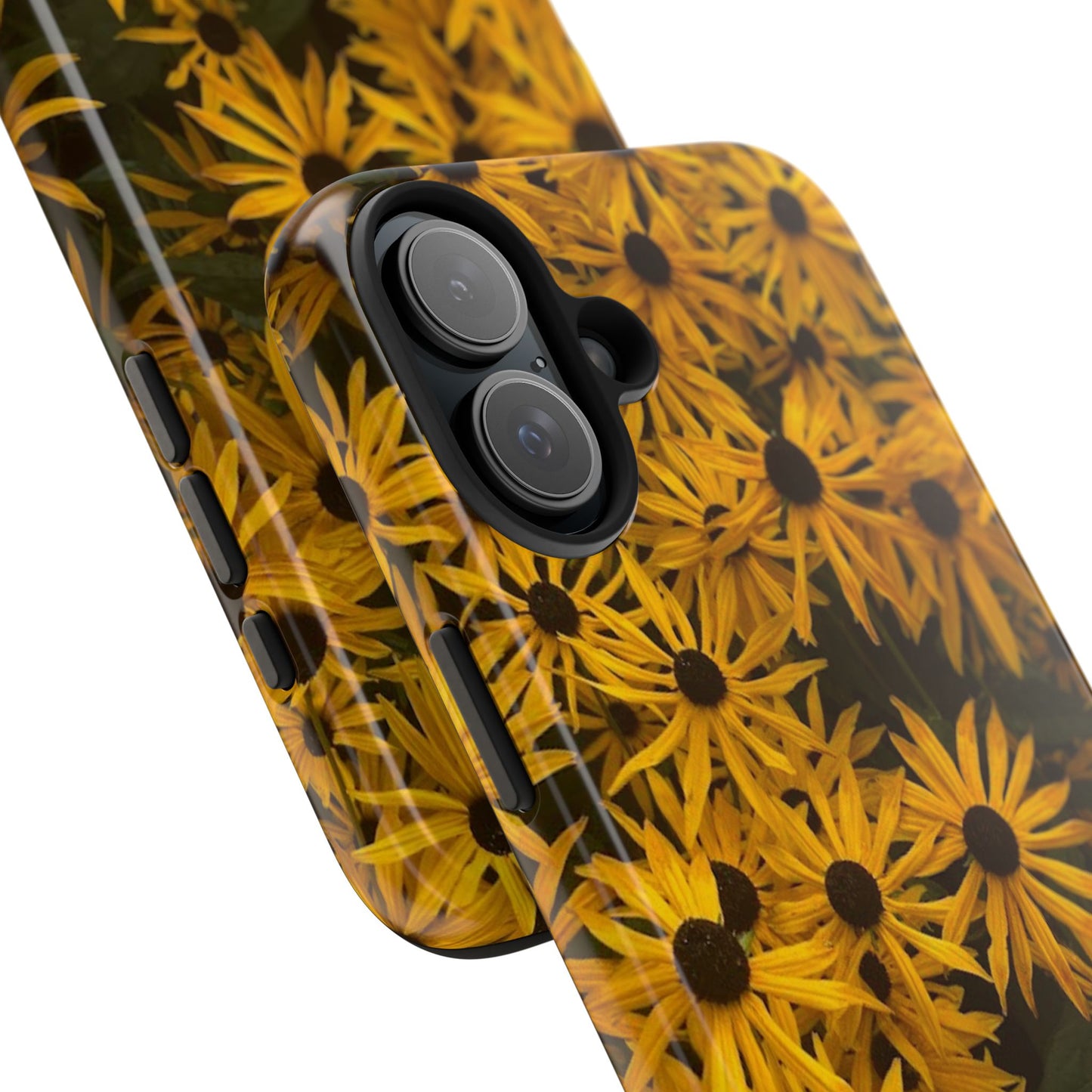 Vibrant Floral Tough Phone Case – Durable Protection with a Sunny Yellow Flower Design