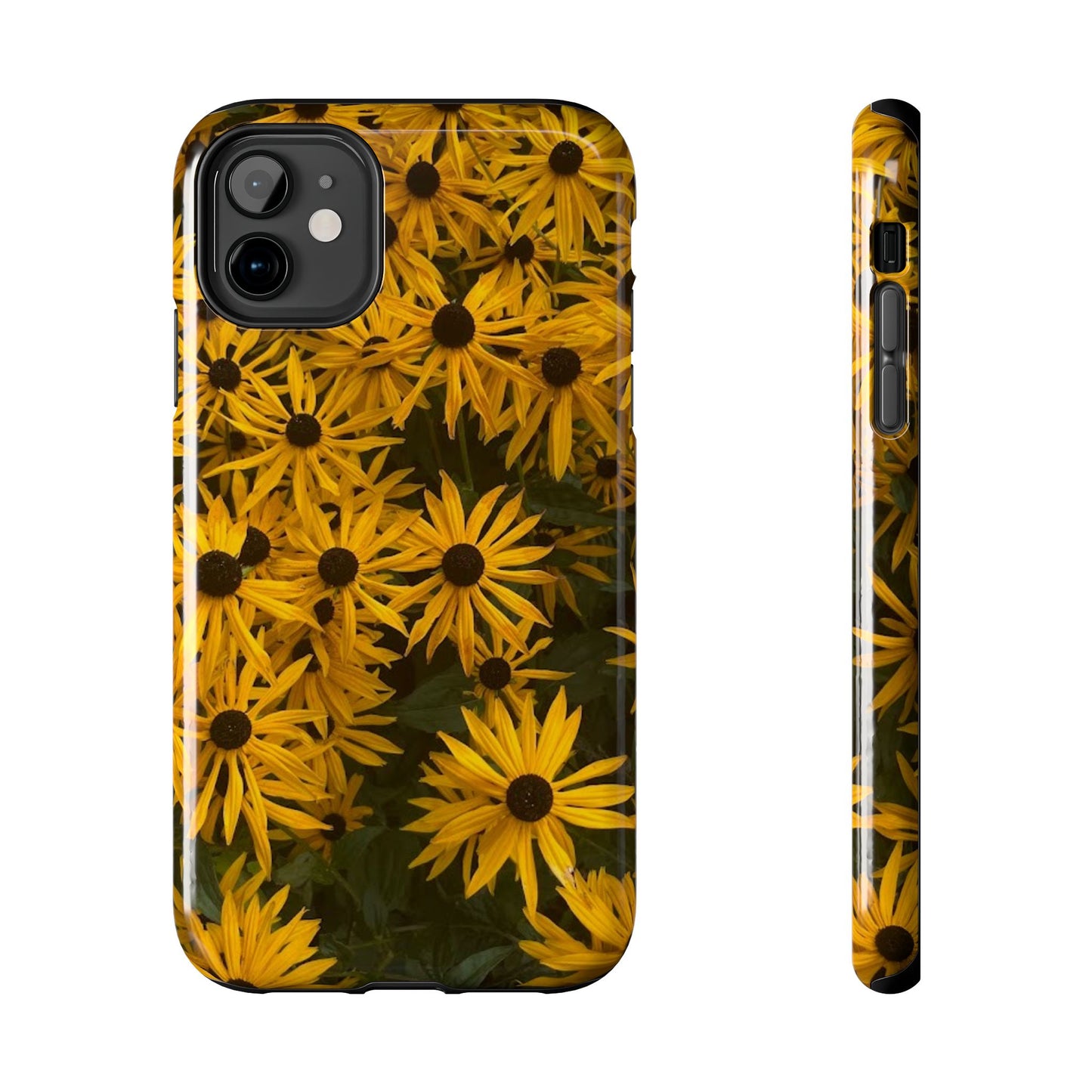 Vibrant Floral Tough Phone Case – Durable Protection with a Sunny Yellow Flower Design