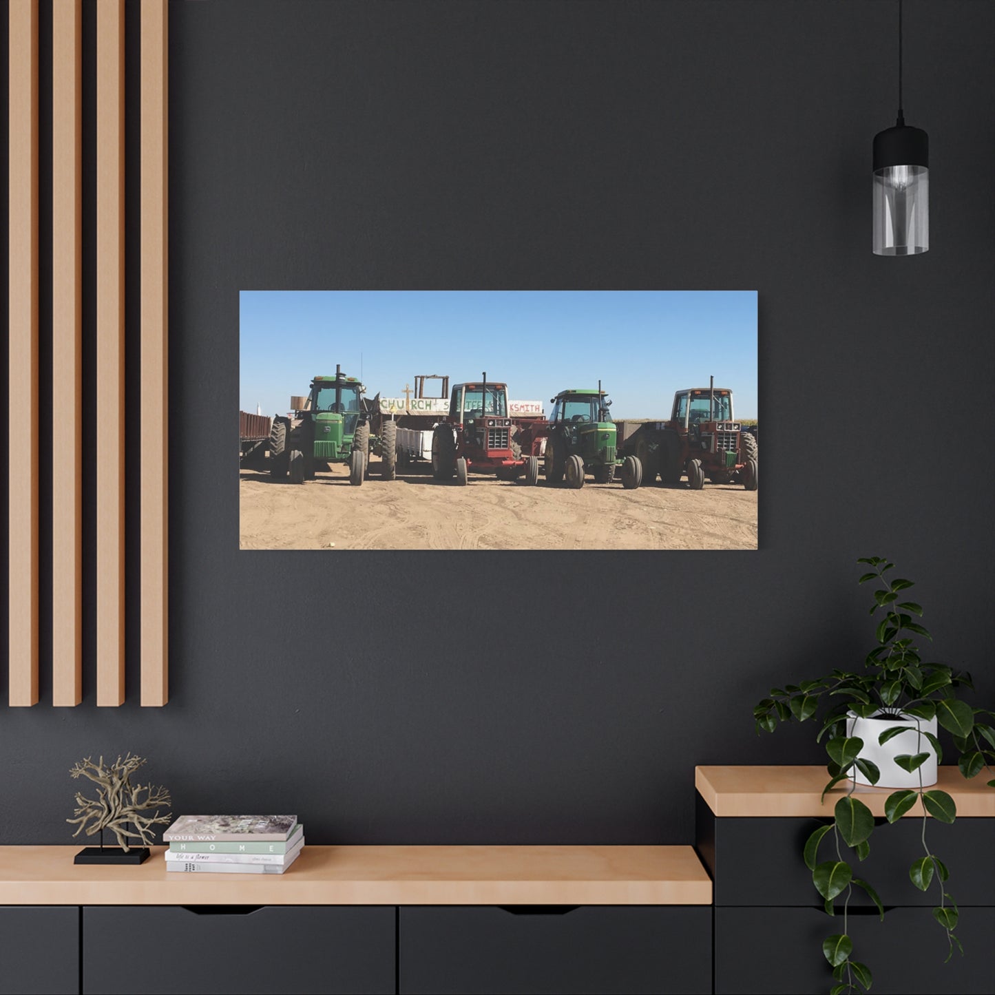 Farming Tractors Canvas Art - Stretched Matte Wall Decor
