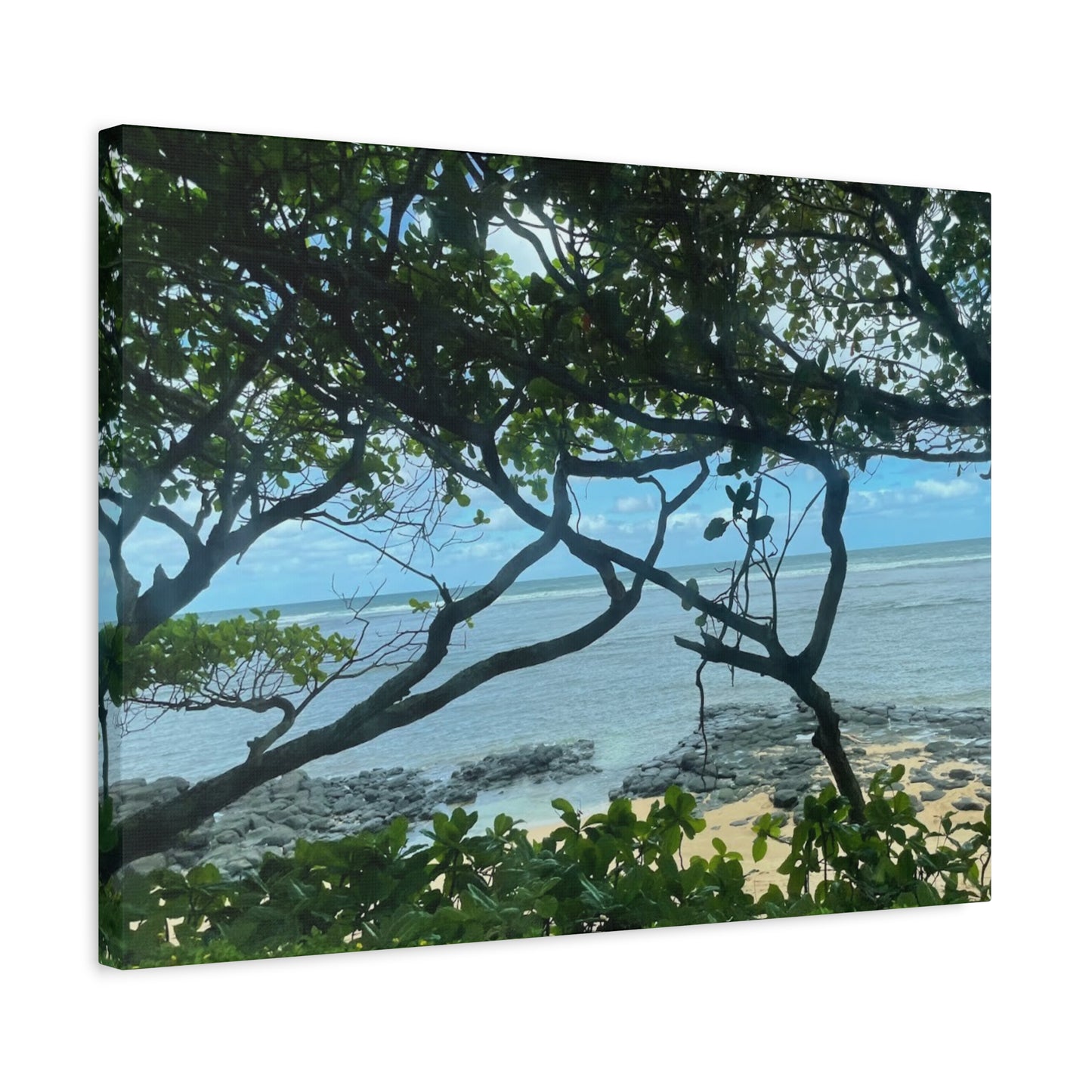 Serene Coastal Canvas Art Print - 1.25" Stretched Wall Décor