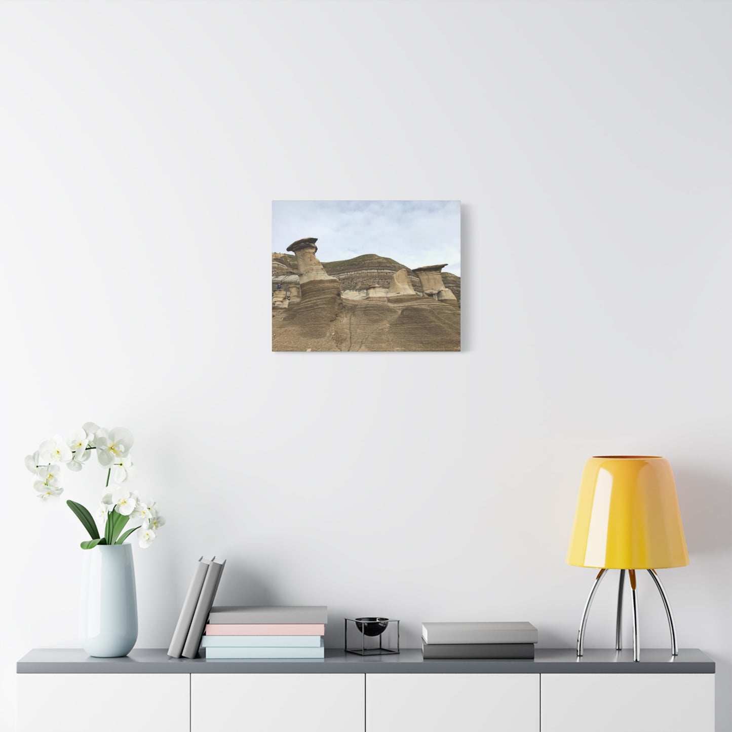 Elegant Landscape Canvas Art - Unique Rock Formations for Nature Lovers