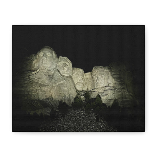 Mount Rushmore Matte Canvas Wall Art - Stretched, 1.25"