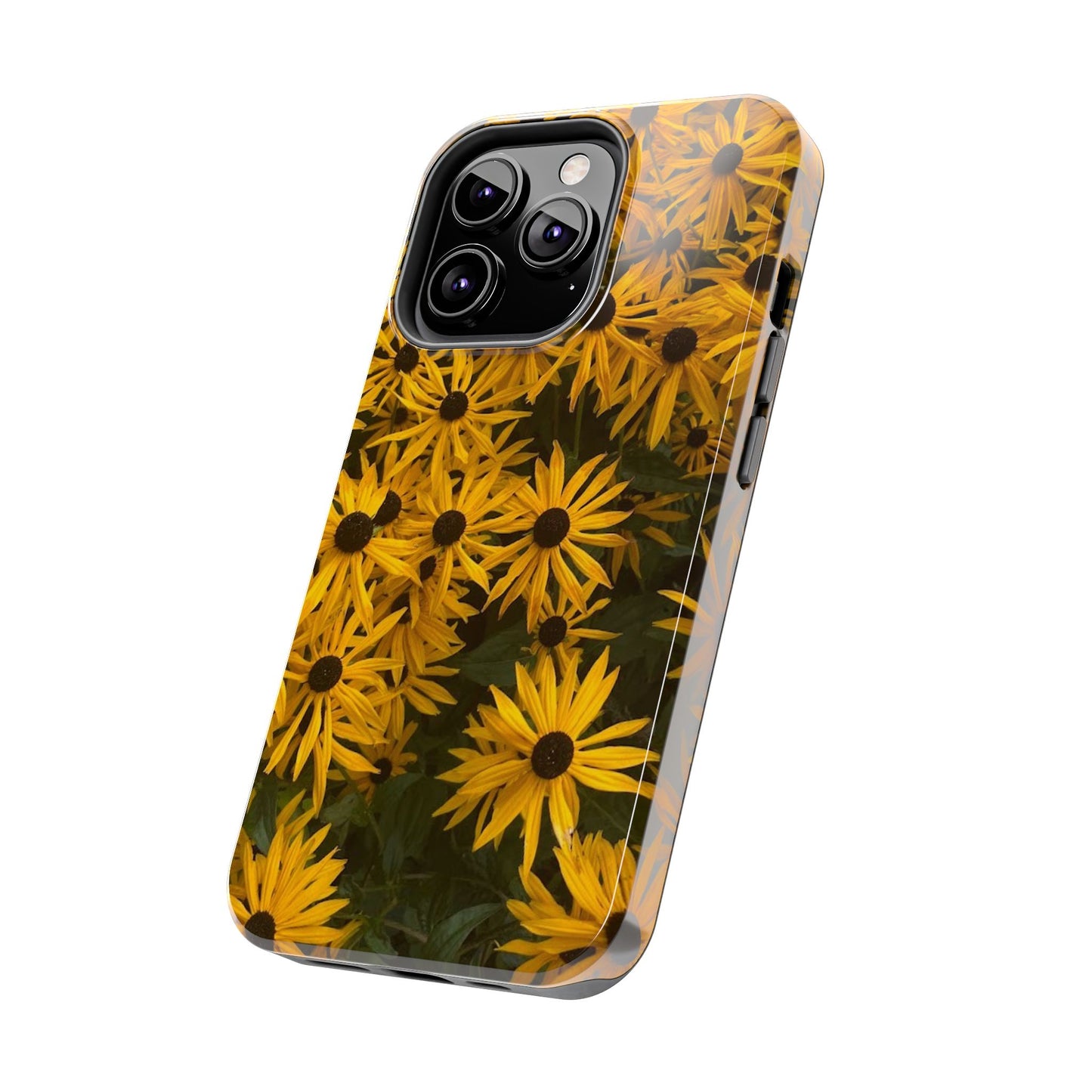 Vibrant Floral Tough Phone Case – Durable Protection with a Sunny Yellow Flower Design