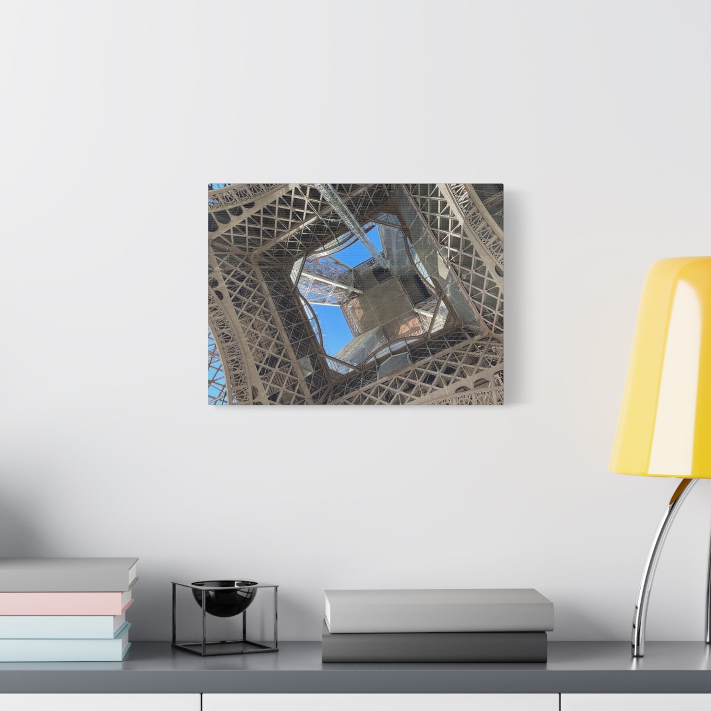 Eiffel Tower Canvas Art Print - Unique Architectural Home Decor