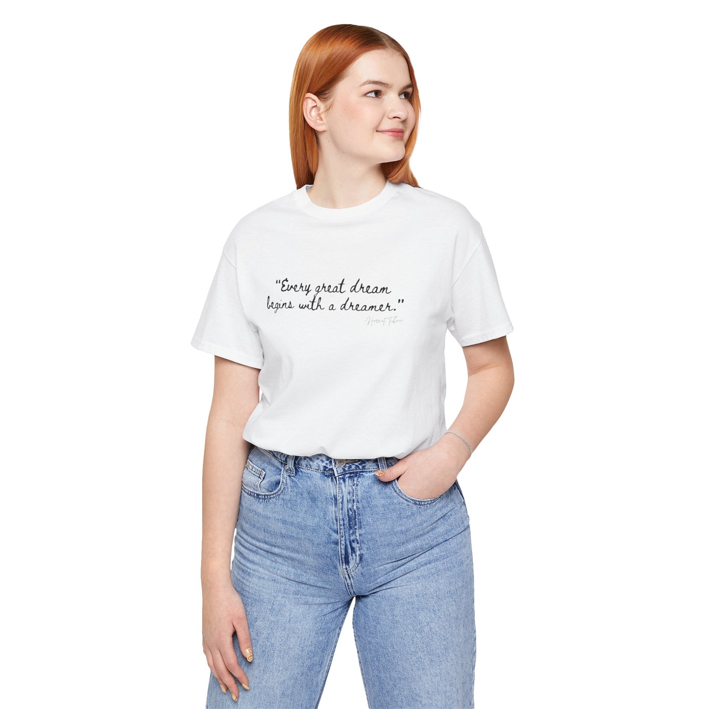 Inspirational Dreamer Tee - Unisex Jersey Short Sleeve T-Shirt