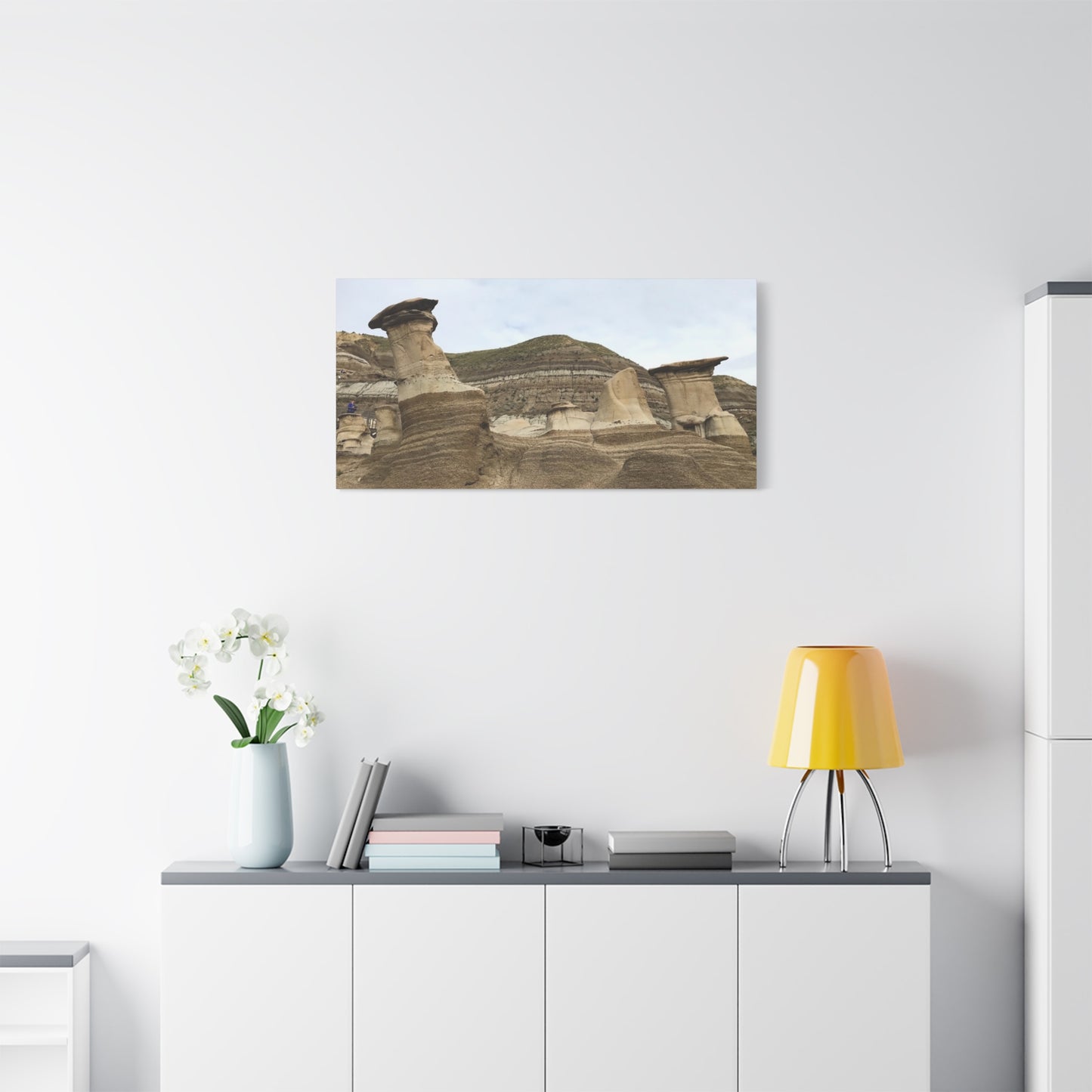Elegant Landscape Canvas Art - Unique Rock Formations for Nature Lovers