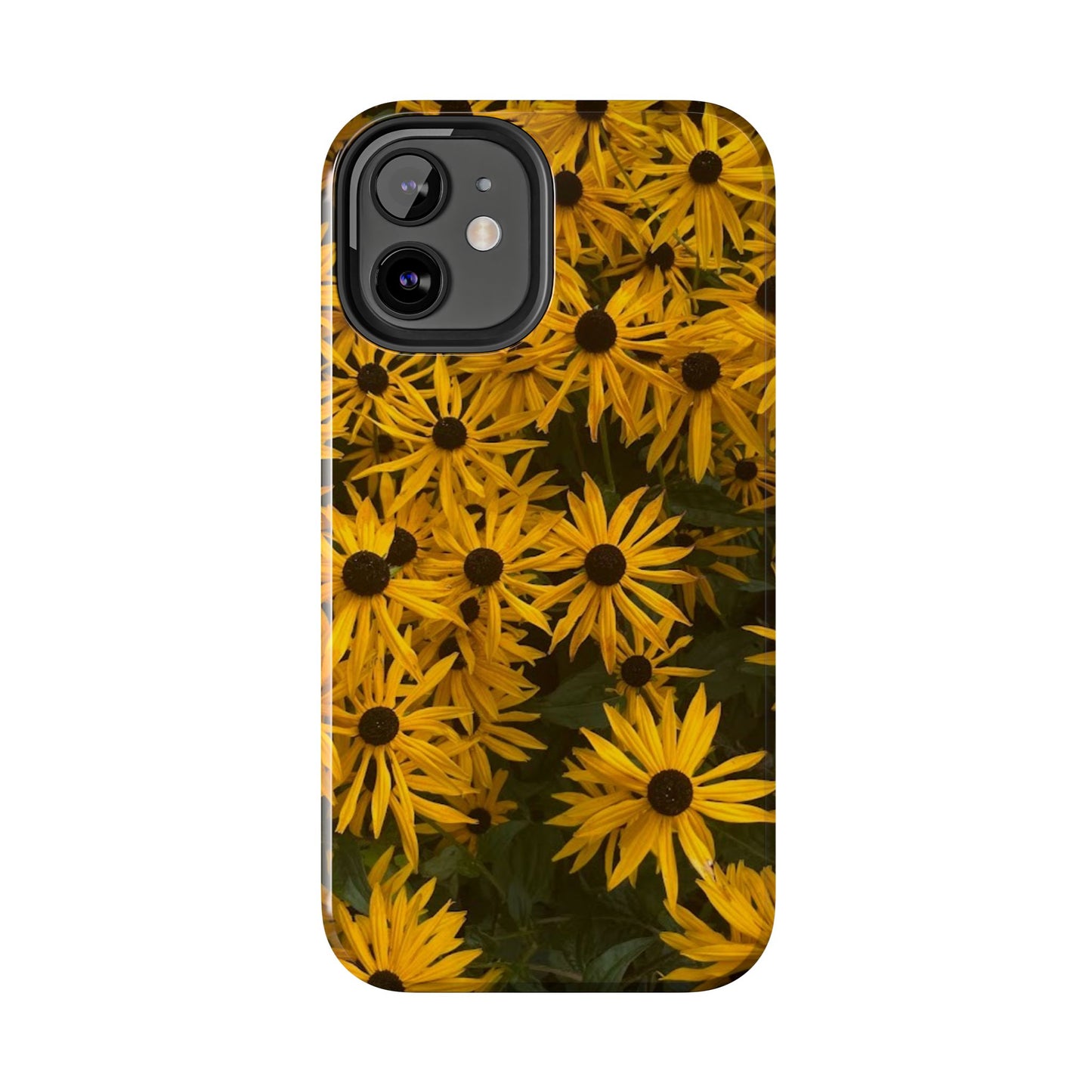 Vibrant Floral Tough Phone Case – Durable Protection with a Sunny Yellow Flower Design