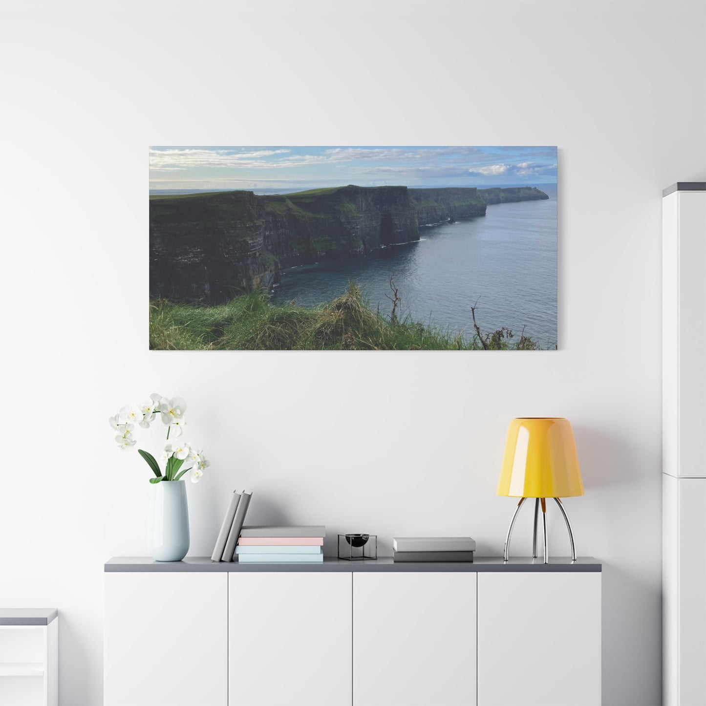 Coastal Cliffs Matte Canvas Wall Art - Tranquil Nature Decor