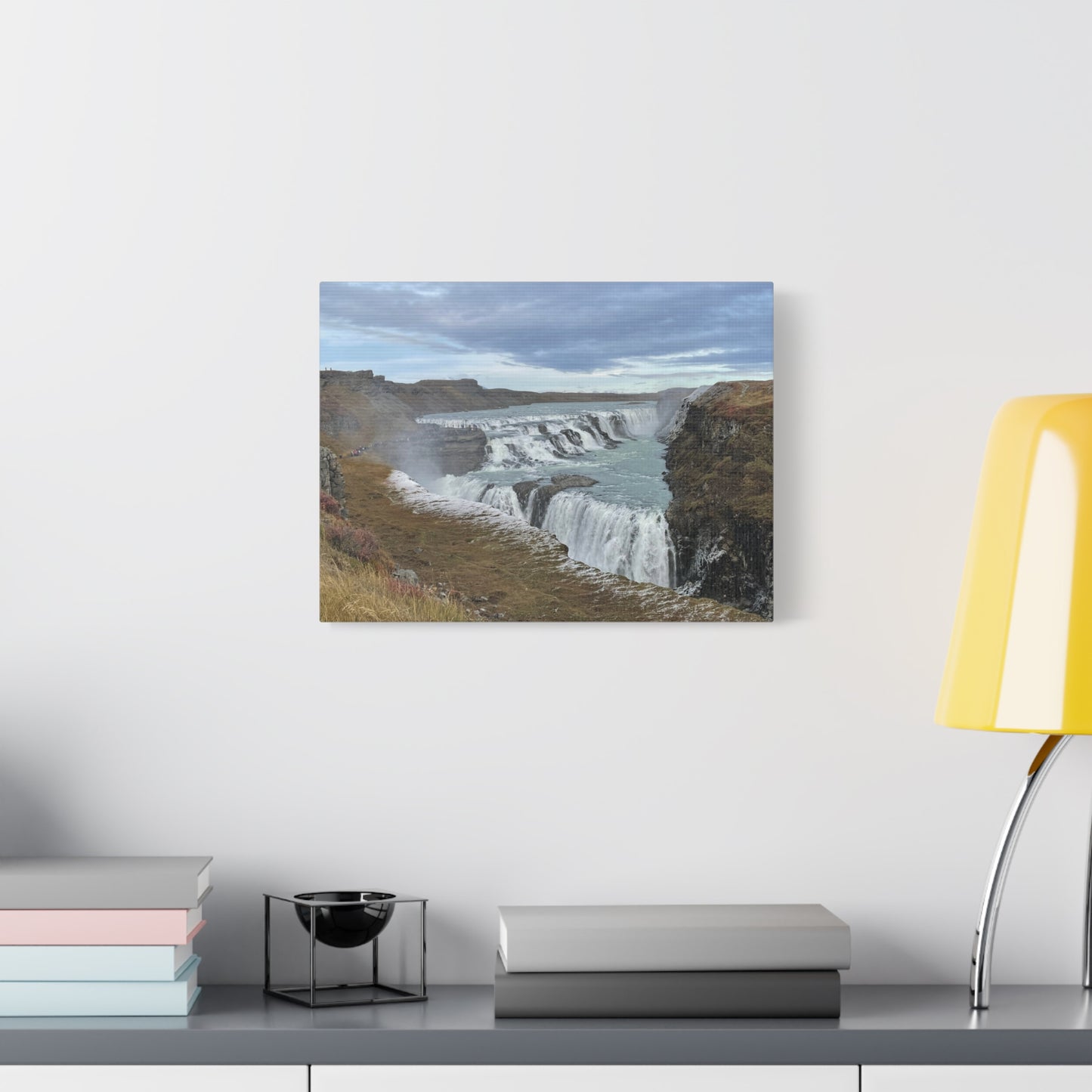 Serene Waterfall Canvas Wall Art - Tranquil Nature Decor