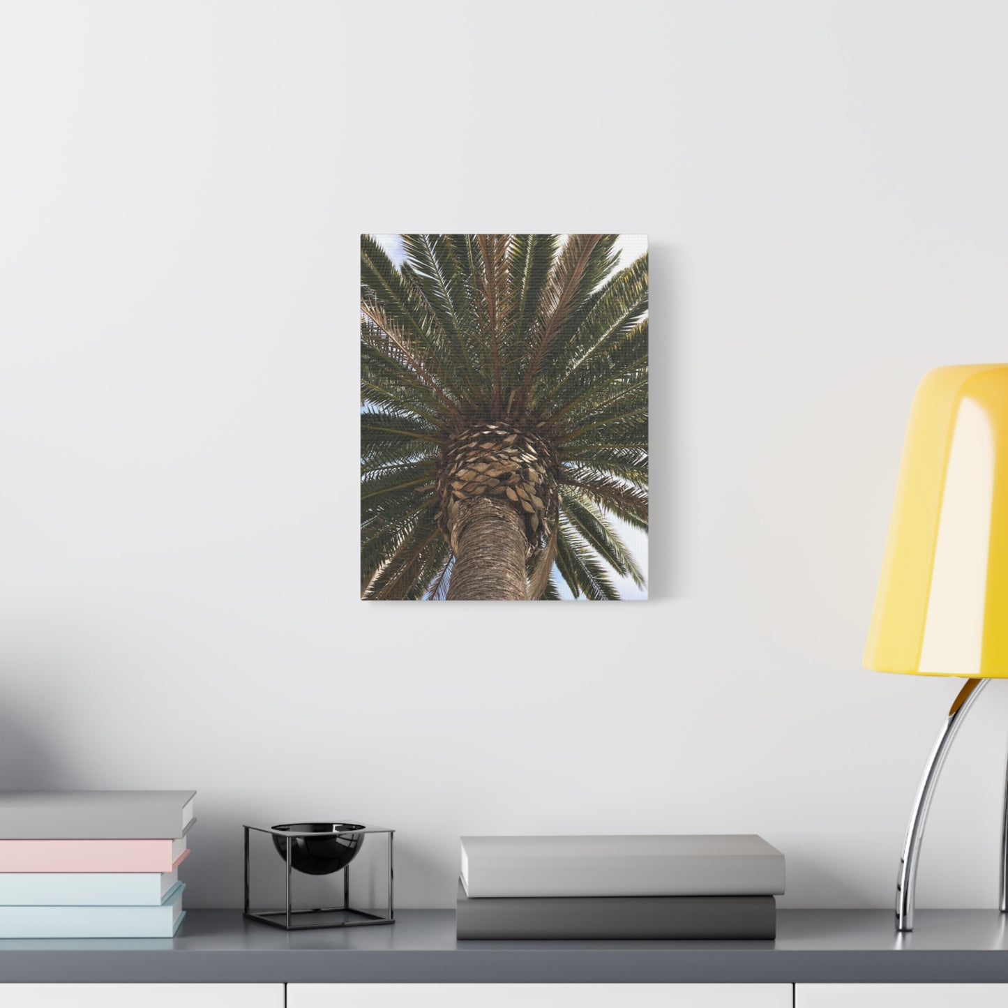 Tropical Palm Tree Canvas Art - Stretched Wall Decor for Home or Office