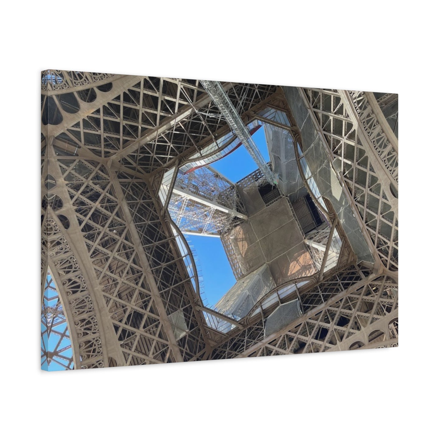Eiffel Tower Canvas Art Print - Unique Architectural Home Decor