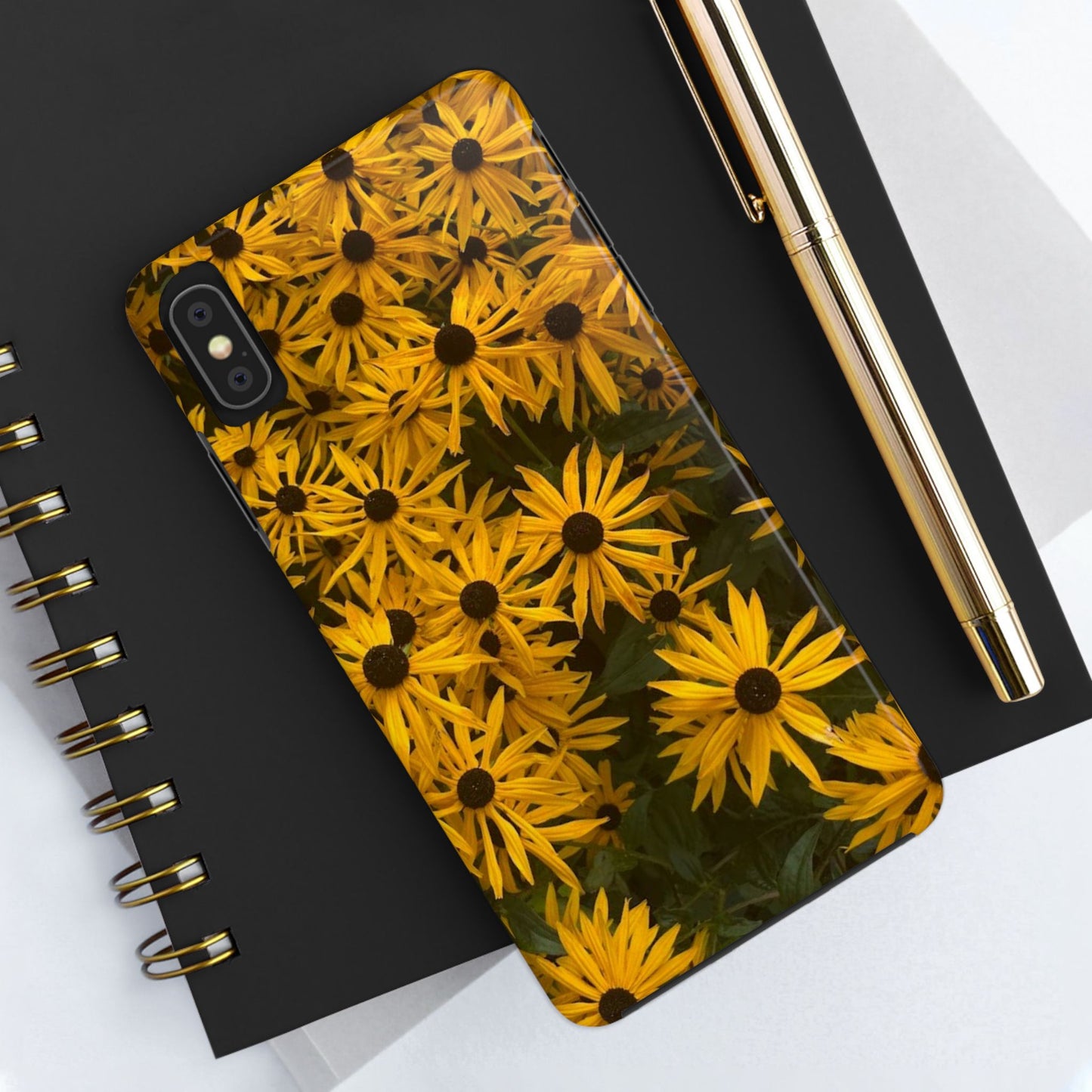 Vibrant Floral Tough Phone Case – Durable Protection with a Sunny Yellow Flower Design