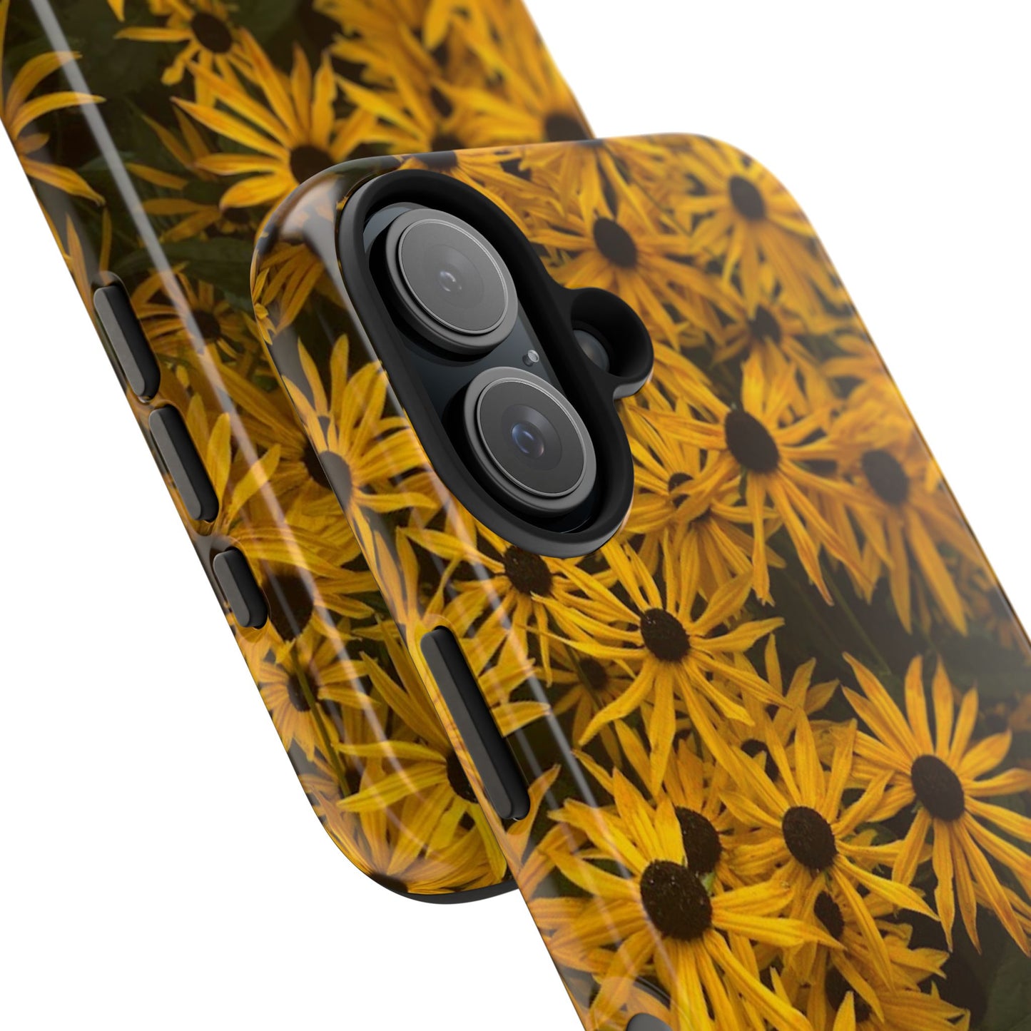 Vibrant Floral Tough Phone Case – Durable Protection with a Sunny Yellow Flower Design