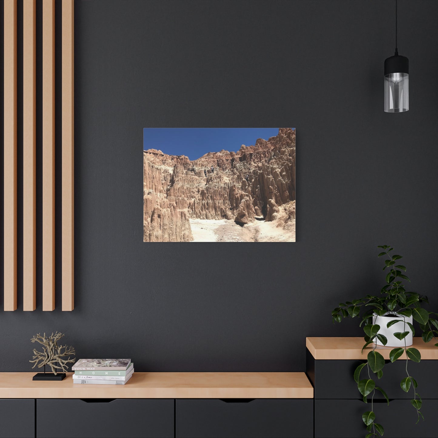 Desert Landscape Canvas Wall Art - Stretched Matte Print