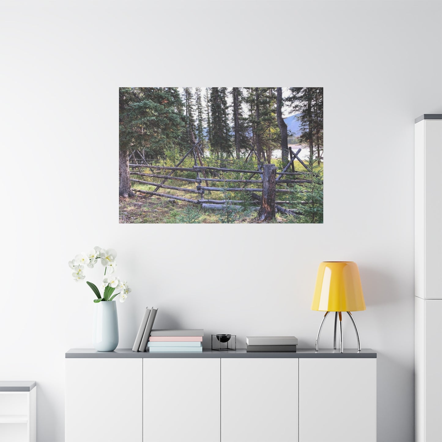 Nature-Inspired Wall Art Canvas Print - Tranquil Forest Scene