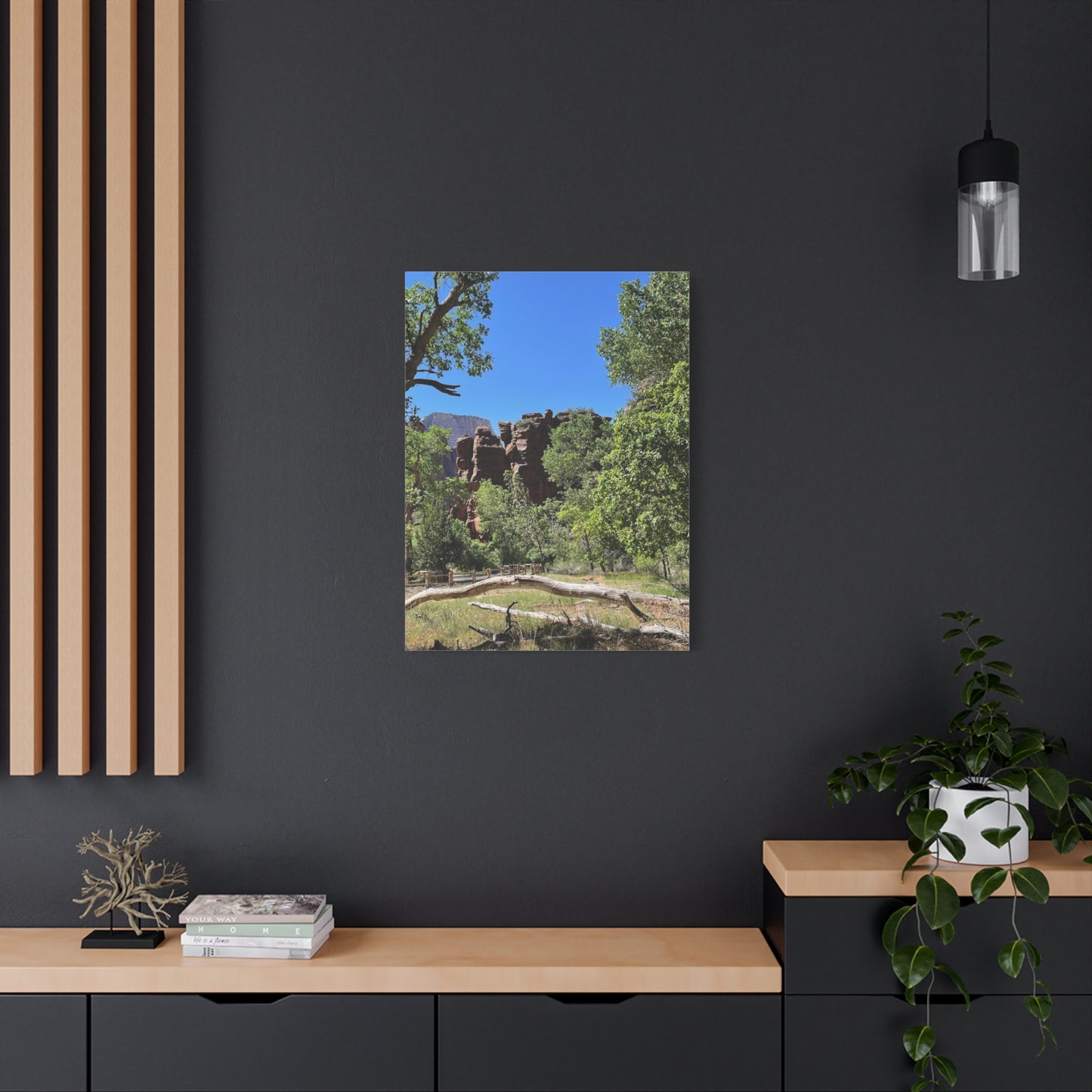 Stretched Canvas Art - Scenic Nature Landscape