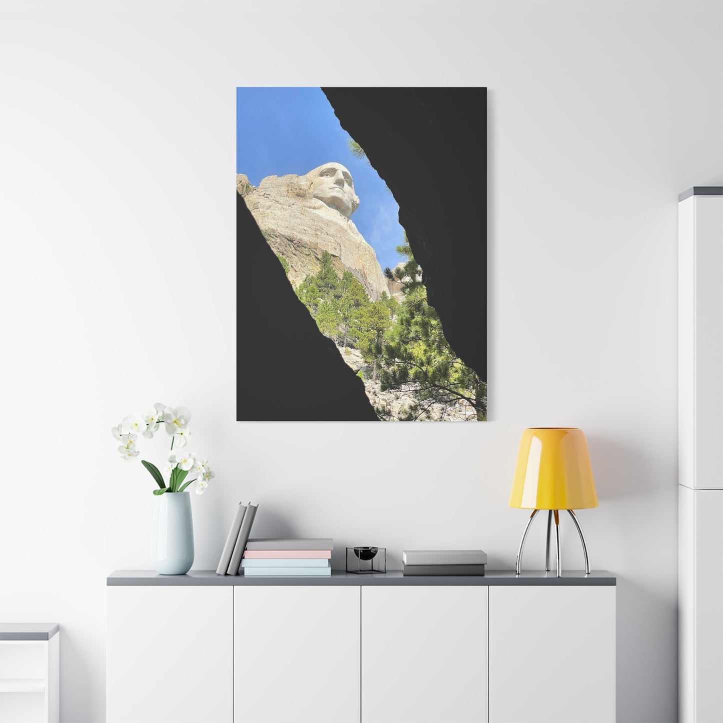 Mount Rushmore Matte Canvas Wall Art - Nature & History Decor