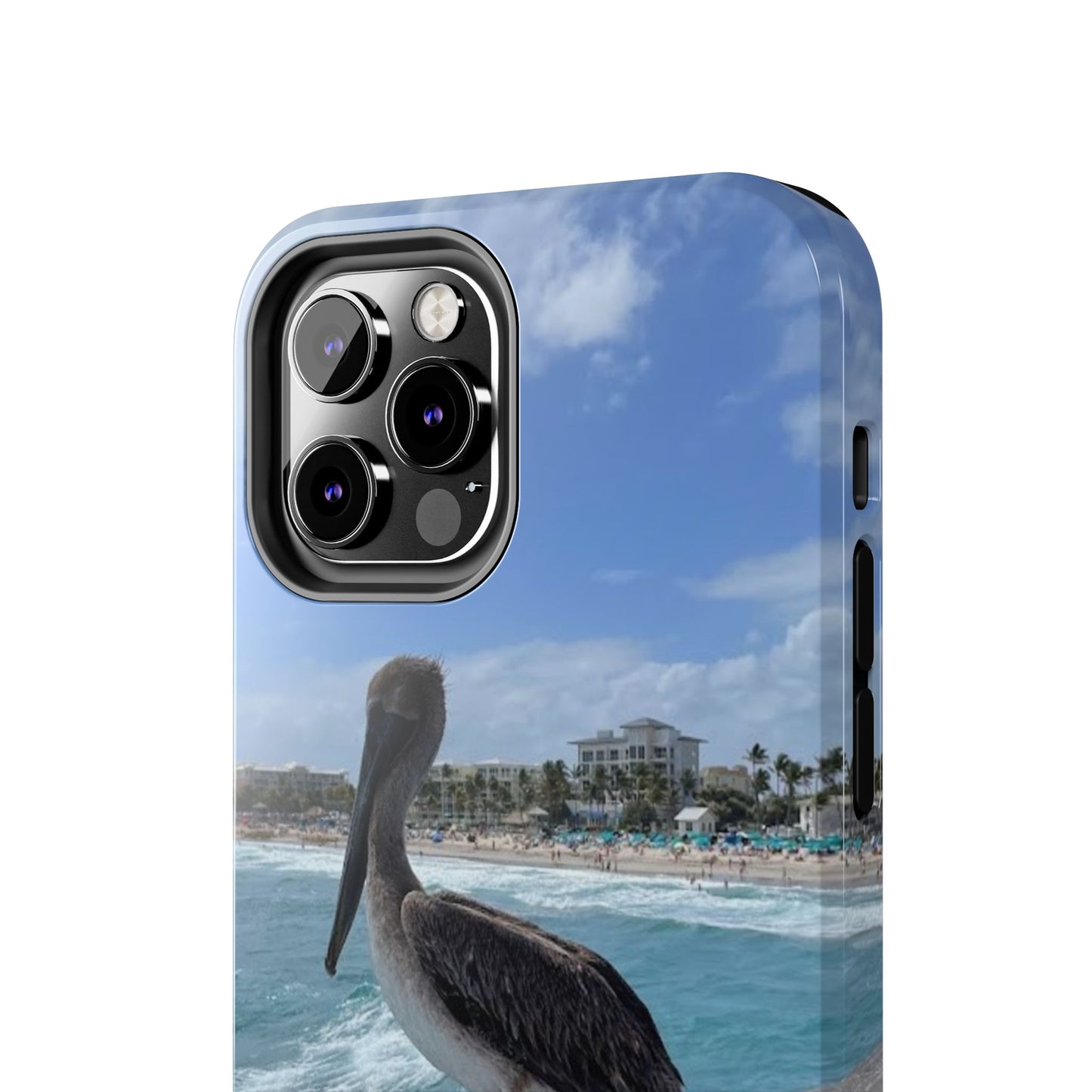 Coastal Pelican Tough Phone Cases - Durable Protection with Ocean Vibe