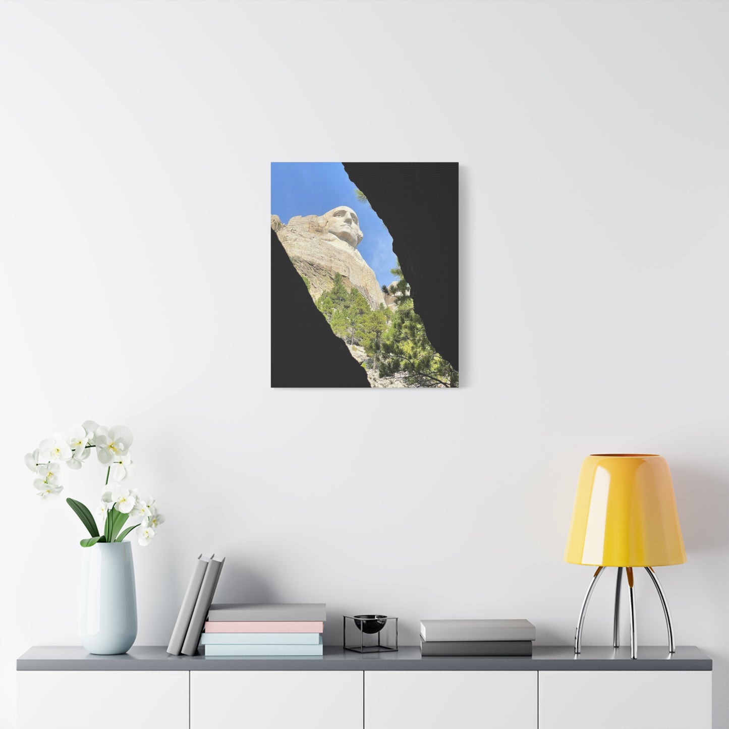 Mount Rushmore Matte Canvas Wall Art - Nature & History Decor