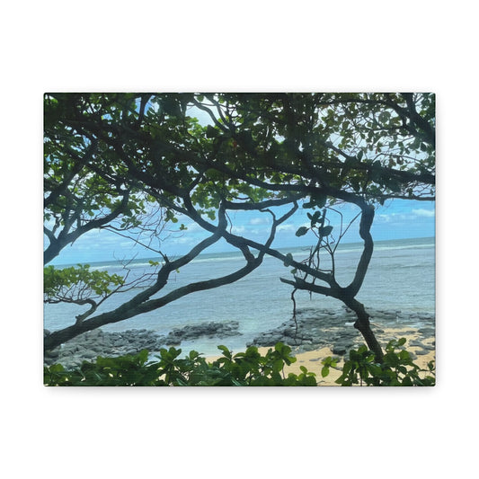 Serene Coastal Canvas Art Print - 1.25" Stretched Wall Décor