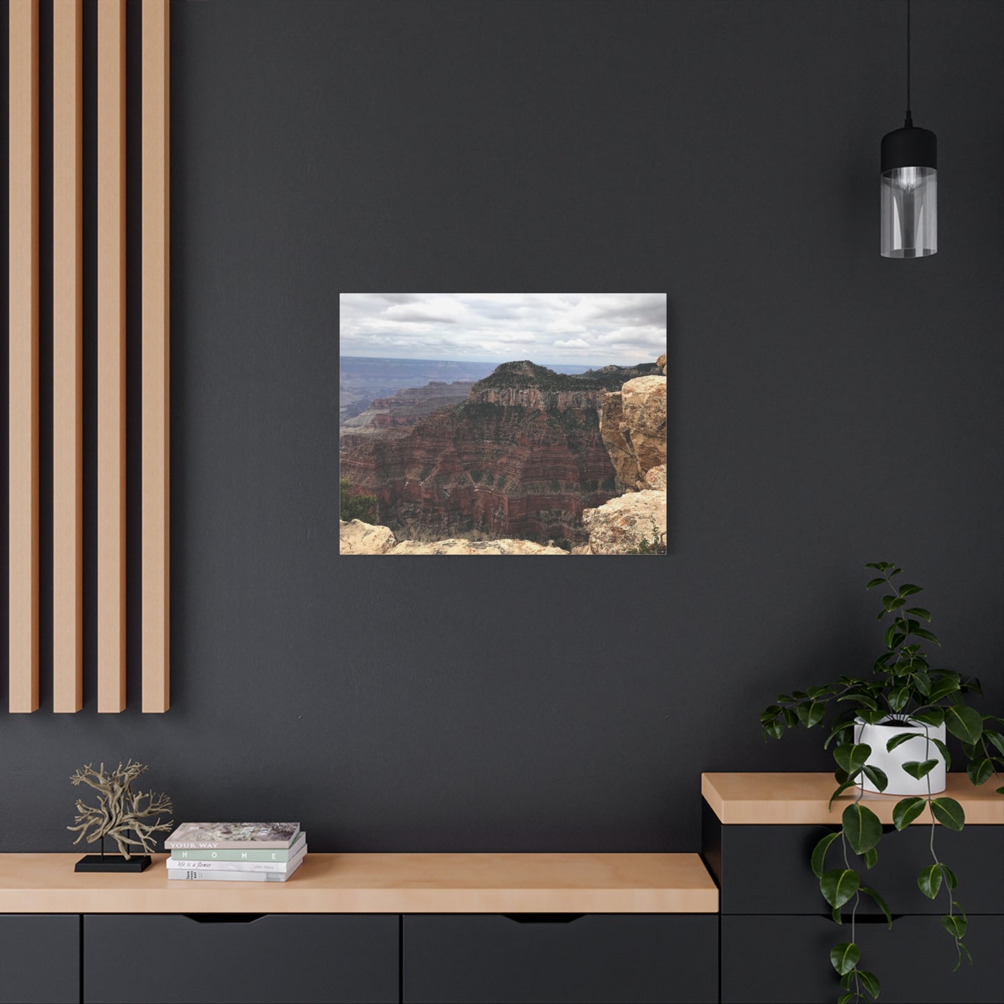 Scenic Grand Canyon Canvas Wall Art – Rustic Home Decor for Nature Lovers