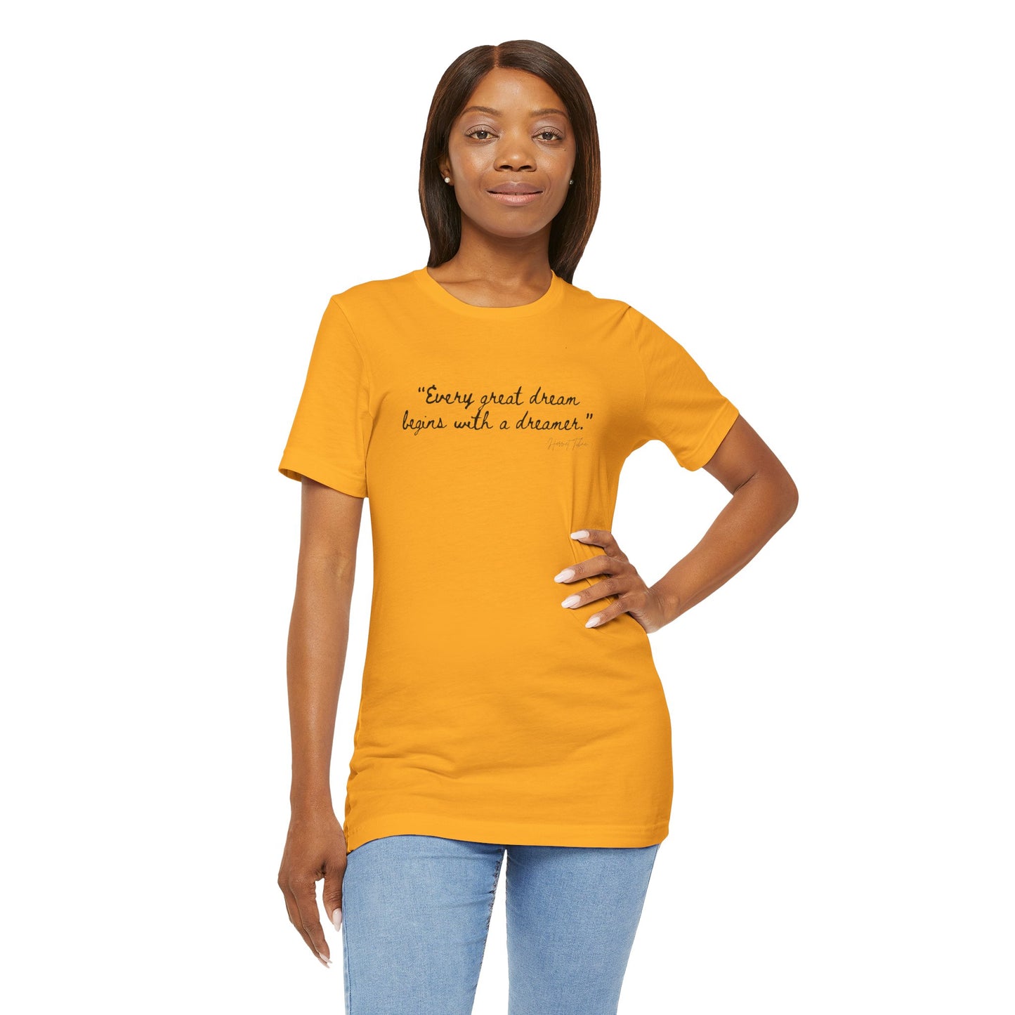 Inspirational Dreamer Tee - Unisex Jersey Short Sleeve T-Shirt
