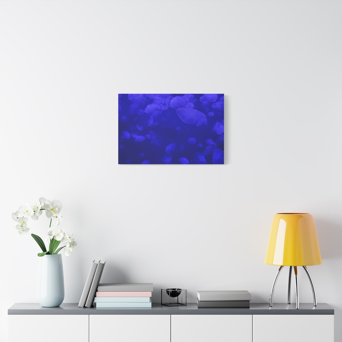 Jellyfish Watercolor Canvas Art - Ocean Theme Wall Decor