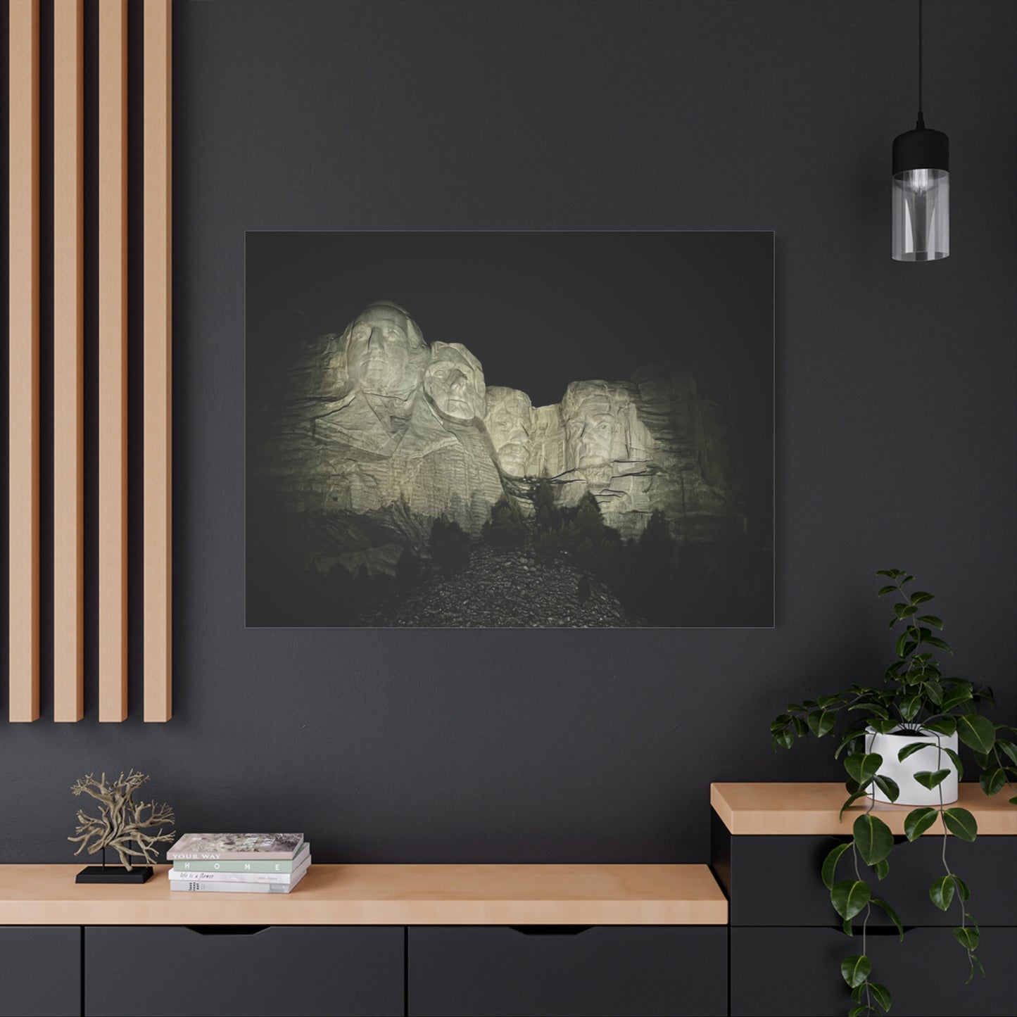 Mount Rushmore Matte Canvas Wall Art - Stretched, 1.25"