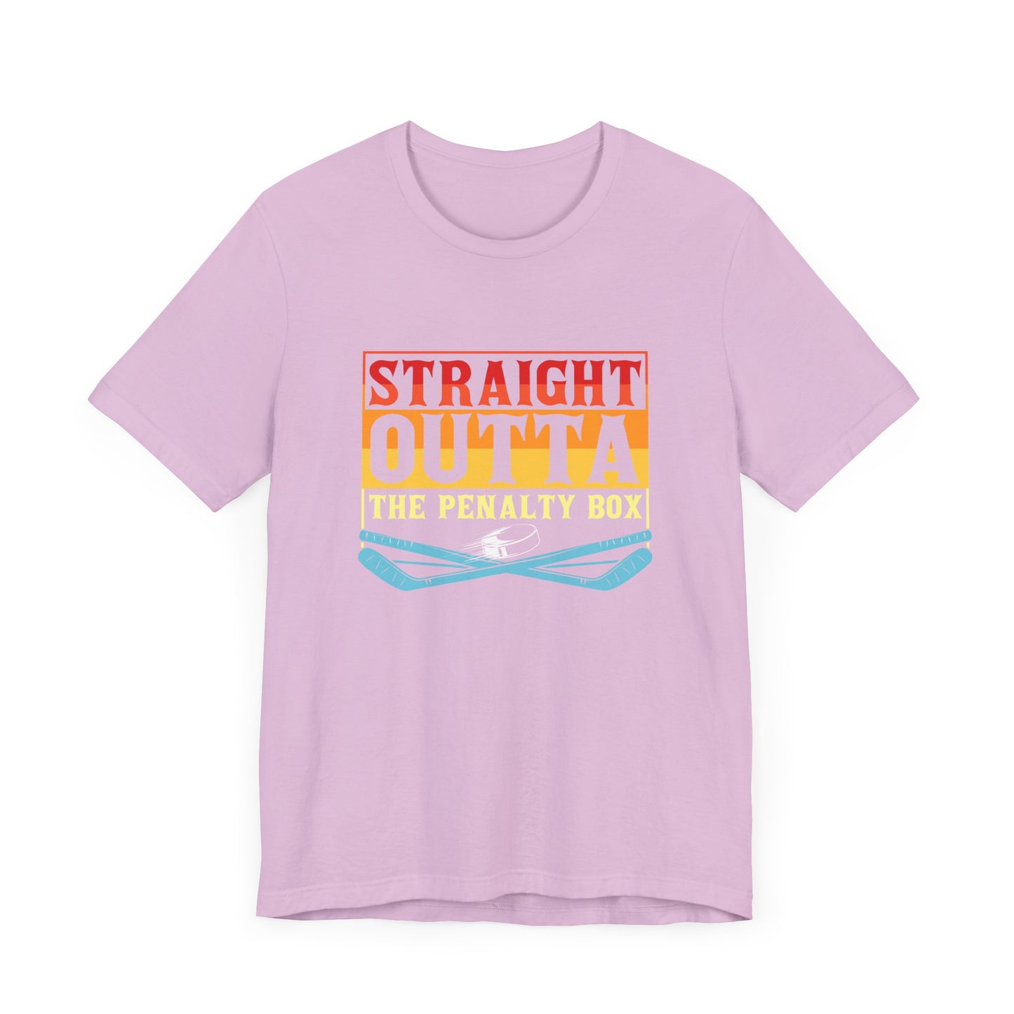 Straight Outta The Penalty Box Unisex T-Shirt - Fun Sports Tee for Game Day Hockey