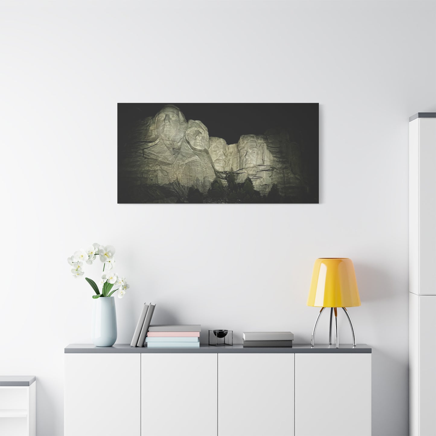 Mount Rushmore Matte Canvas Wall Art - Stretched, 1.25"