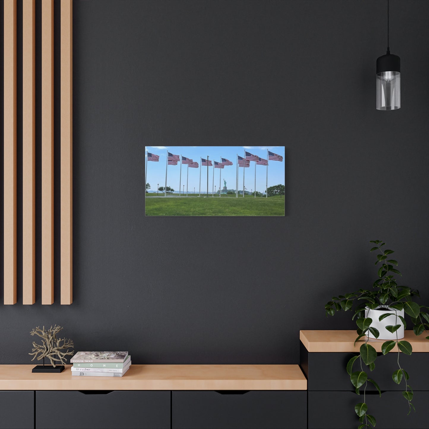 Statue of Liberty Canvas Wall Art - Patriotic Decor