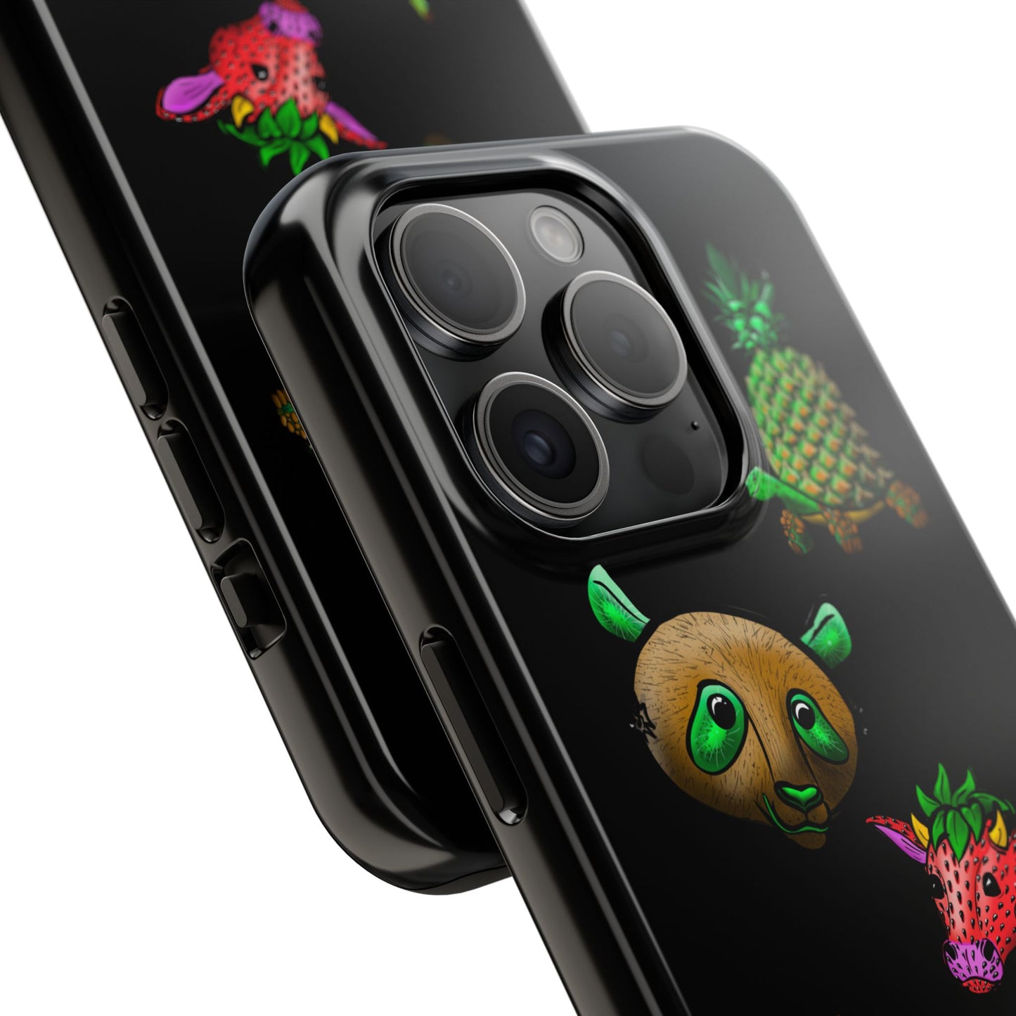 Colorful Animal Design Tough Phone Case - Unique Protection for Wildlife Lovers