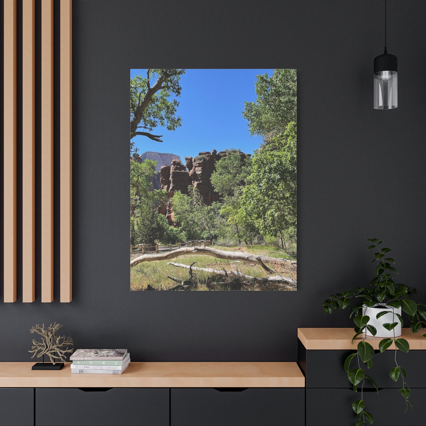 Stretched Canvas Art - Scenic Nature Landscape