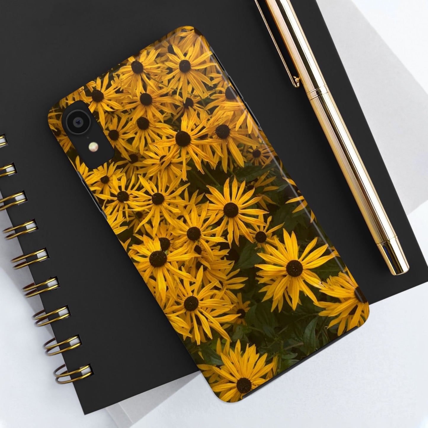 Vibrant Floral Tough Phone Case – Durable Protection with a Sunny Yellow Flower Design